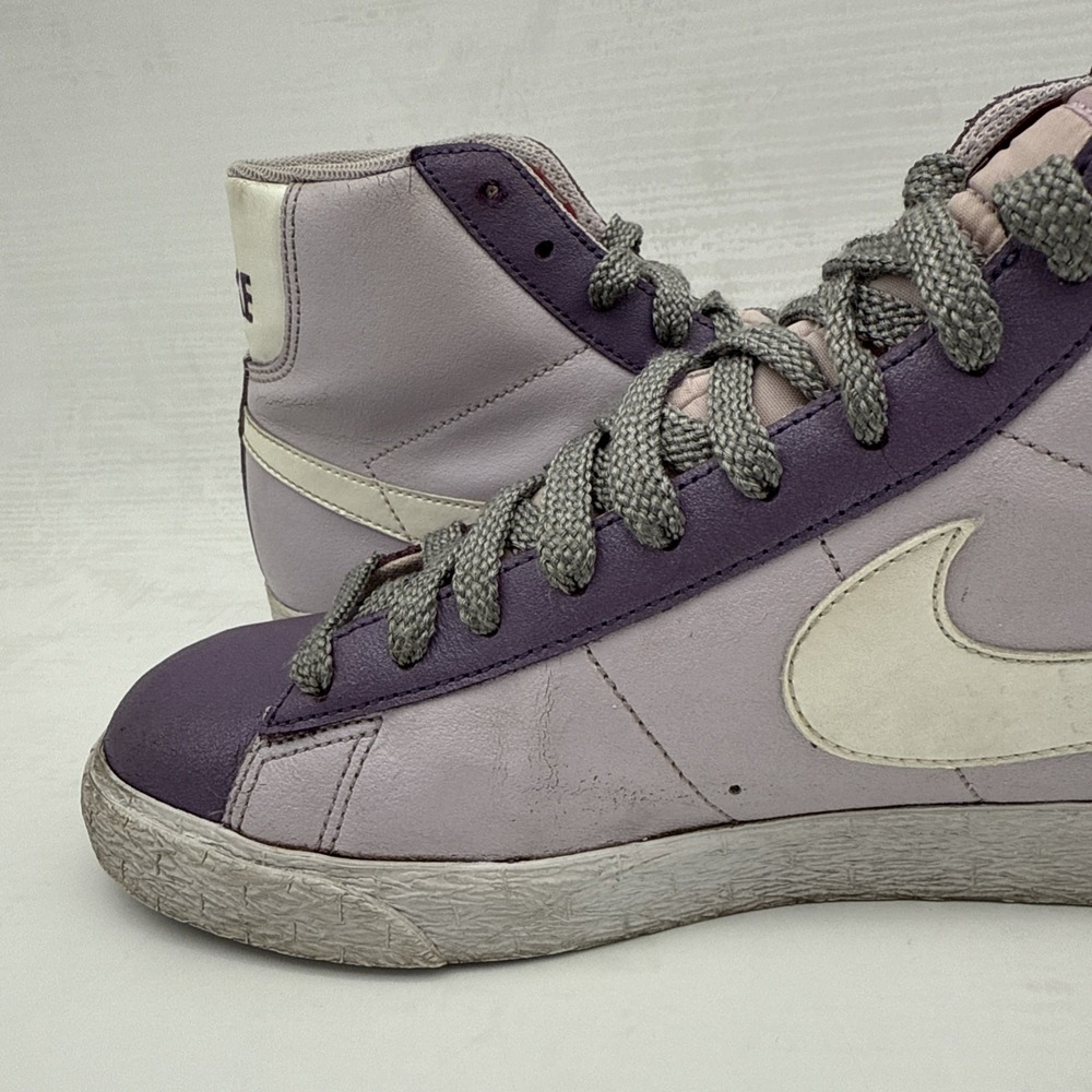 Nike Blazer High 317808-511 Women Purple/White Athletic Sneaker 2009 Size US 9 - Picture 5 of 16